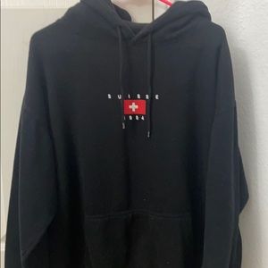 Brandy Melville Suisse 1984 Black Hoodie